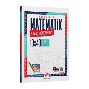 Alan Yayınları TYT Matematik Konu Özetli 10 x 40 Branş Denemeleri