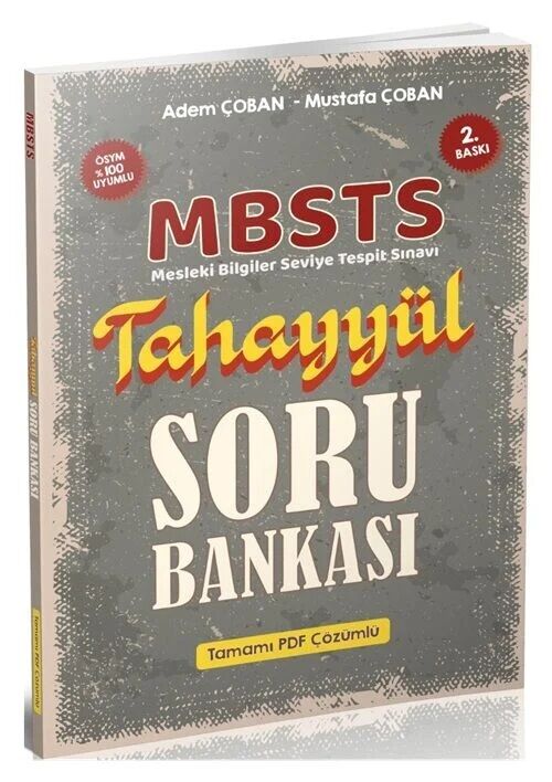 MBSTS Soru Bankası - Mustafa Çoban, Adem Çoban Tahayyül Yayınları