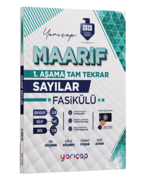 YarıÇap Yayınları 2028 Sayılar Maarif Fasikülü 1. Aşama