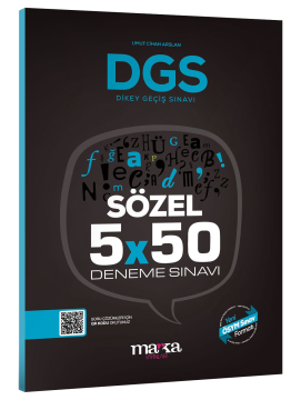 Marka Yayınları 2026 DGS Sözel 5x50 Deneme Sınavı Tamamı PDF Çözümlü Açıklanan Yeni Müfredat
