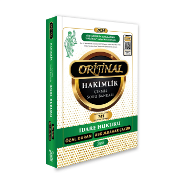 2026 Orijinal İdare Hukuku Hakimlik Çıkmış Soru Bankası Yetki Yayınları