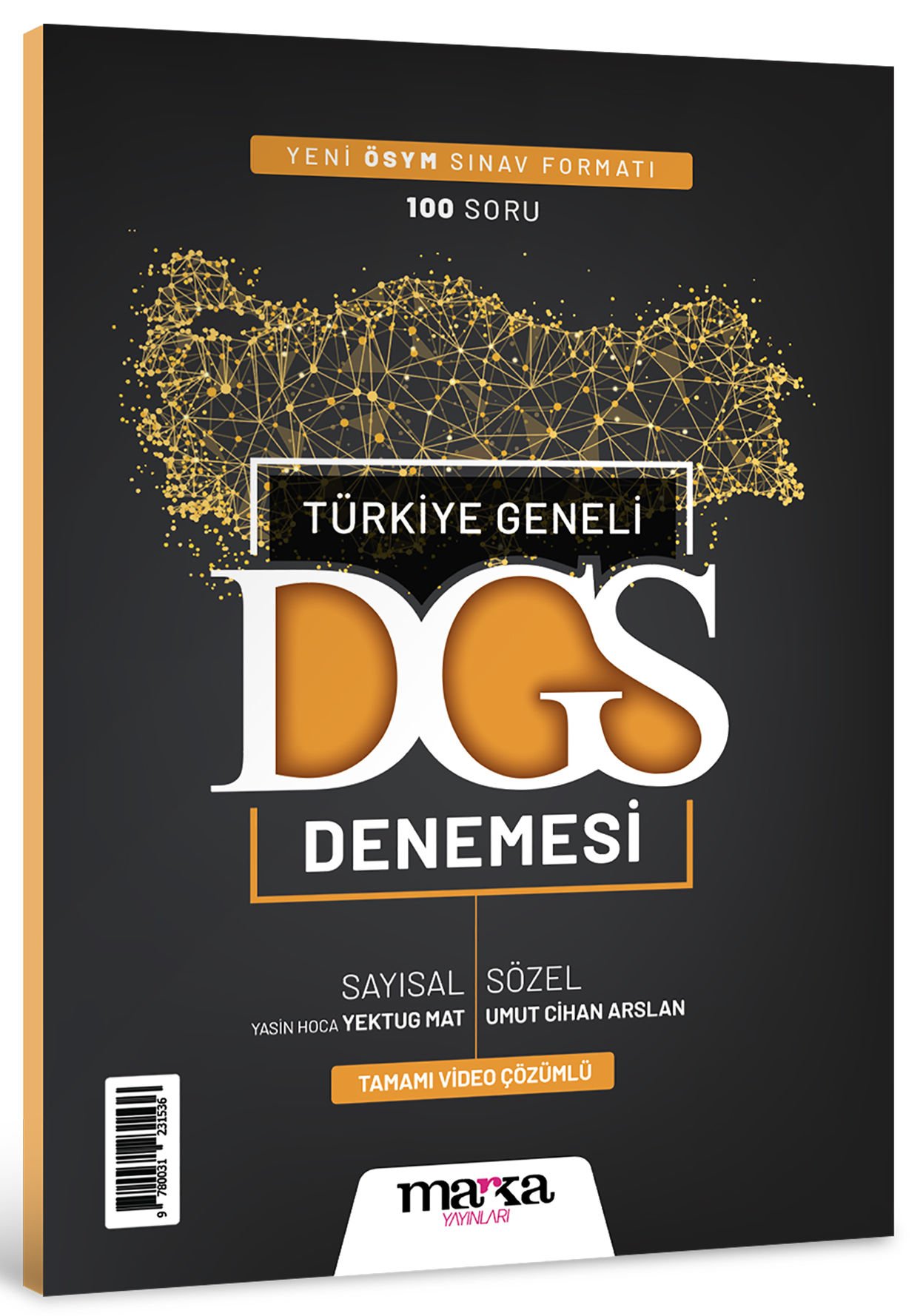 2025 Türkiye Geneli Sayısal Sözel Yeni Sınav Müfredatına Uygun Dgs Deneme Marka Yayınları