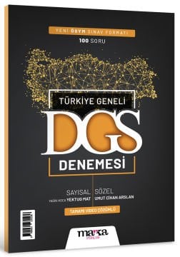 Marka Yayınları 2026 Türkiye Geneli Sayısal Sözel Yeni Sınav Müfredatına Uygun Dgs Deneme