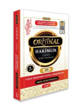 2025 Orijinal Ceza Hukuku Hakimlik Çıkmış Soru Bankası Yetki Yayınları