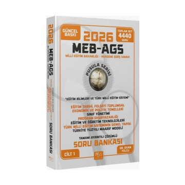 2026 MEB AGS Eğitim Bilimleri Eğitim Temelleri Sınıf Yönetimi Öğretim Teknolojileri Maarif Modeli Soru Bankası Çözümlü Pusula Serisi CBA Yayınları