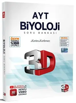 3D Yayınları AYT Biyoloji Soru Bankası