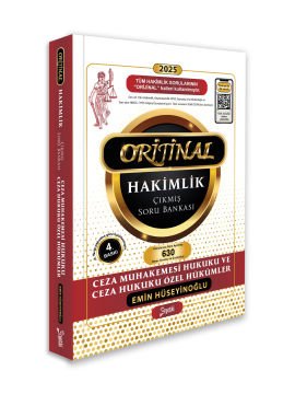 2025 Orijinal Ceza Muhakemesi Hukuku Hakimlik Çıkmış Soru Bankası  Yetki Yayınları