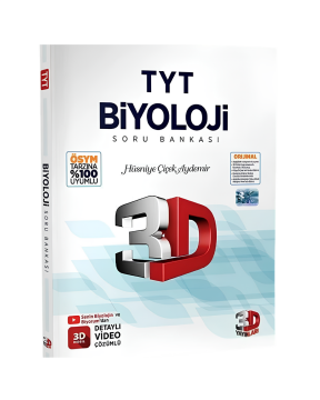 3D Yayınları YKS TYT Biyoloji Soru Bankası