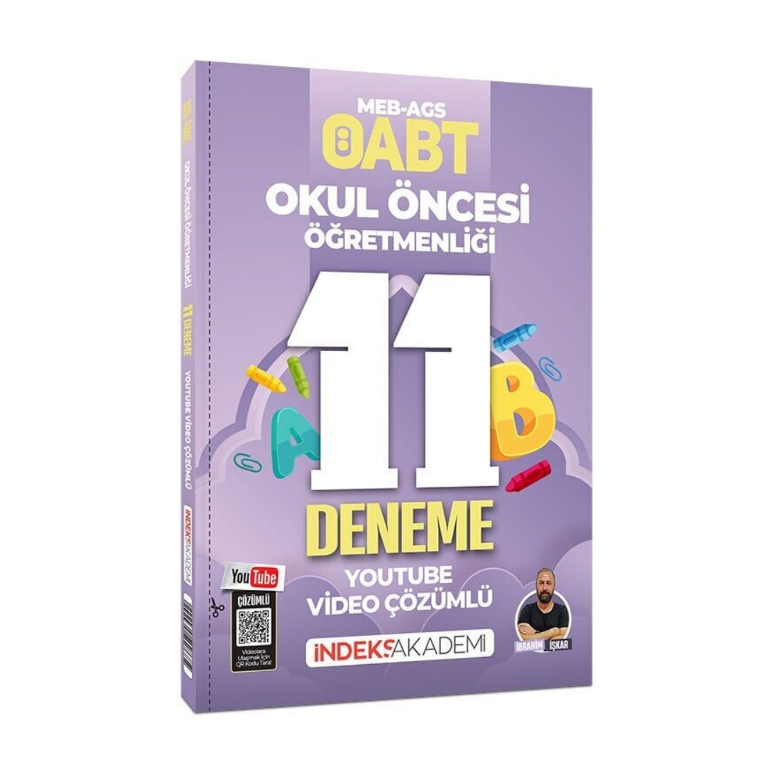 2026 ÖABT MEB-AGS Okul Öncesi Öğretmenliği 11 Deneme Youtube Video Çözümlü - İbrahim İşkar İndeks Akademi Yayıncılık