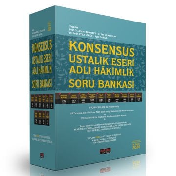 2024 Konsensus Adli Hakimlik Konu Anlatımı ve Soru Bankası Seti Savaş Yayınları
