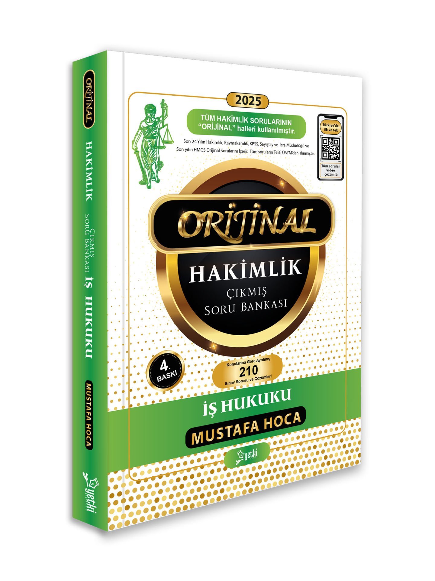 2025 Orijinal İş Hukuku Hakimlik Çıkmış Soru Bankası Yetki Yayınları