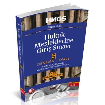 HMGS Hukuk Mesleklerine Giriş Sınavı 5 Deneme Sınavı Savaş Yayınları