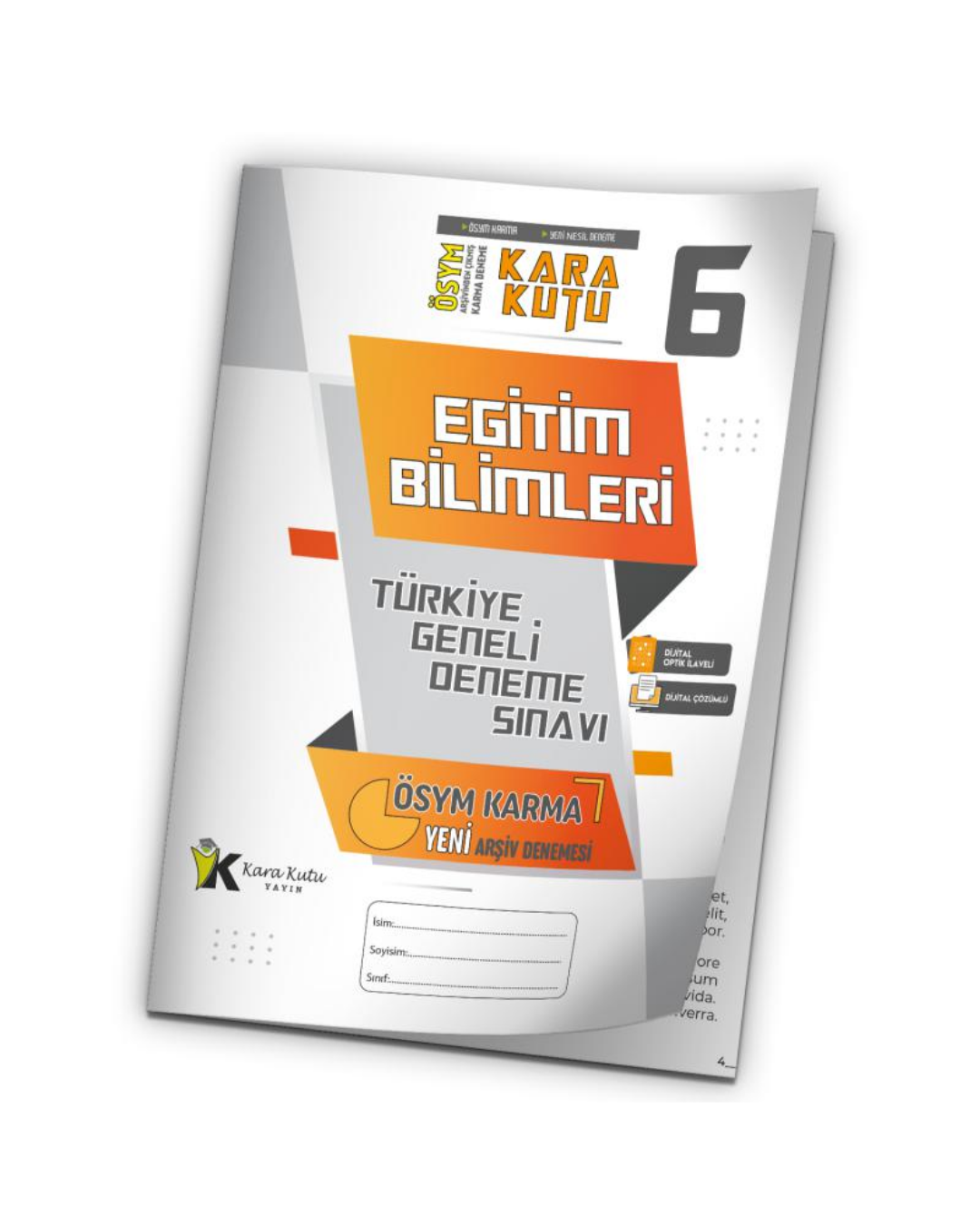 2025 KPSS EĞİTİM BİLİMLERİ ÖSYM Arşivi Karma Kara Kutu Çıkmış Soru TG D.Çözümlü Deneme 10/6.Kitapçık İnformal Yayınları