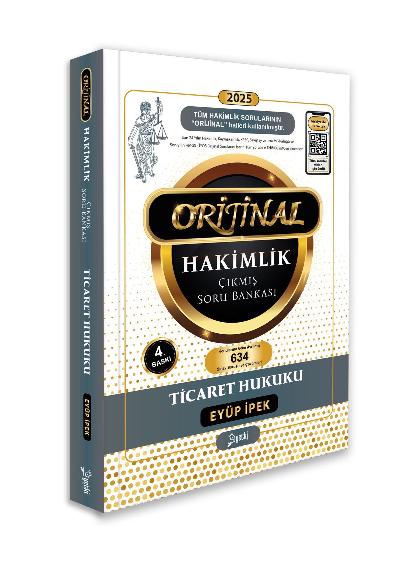 2025 Orijinal Ticaret Hukuku Hakimlik Çıkmış Soru Bankası Yetki Yayınları