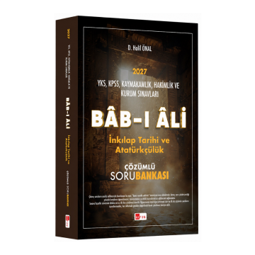 Akfon Yayınları 2027 YKS KPSS Kaymakamlık, Hakimlik İnkılap Tarihi ve Atatürkçülük BAB-I ALİ Soru Bankası Çözümlü - Halil Önal