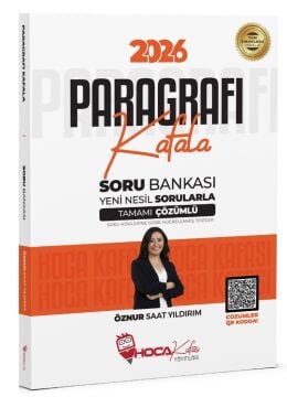 2026 KPSS TYT ALES DGS Paragrafı Kafala Soru Bankası Çözümlü - Öznur Saat Yıldırım Hoca Kafası Yayınları