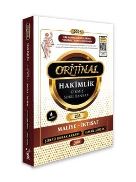 2025 Orijinal Maliye - İktisat Hakimlik Çıkmış Soru Bankası Yetki Yayınları