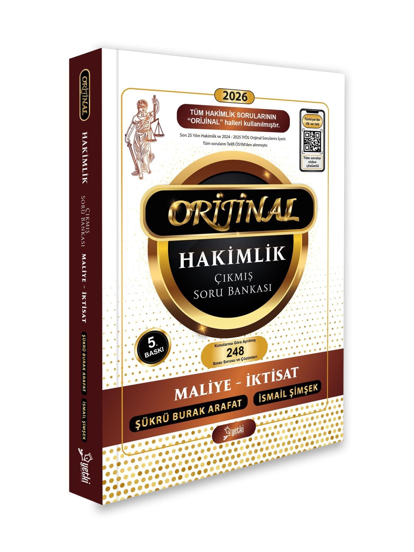 2026 Orijinal Maliye - İktisat Hakimlik Çıkmış Soru Bankası Yetki Yayınları