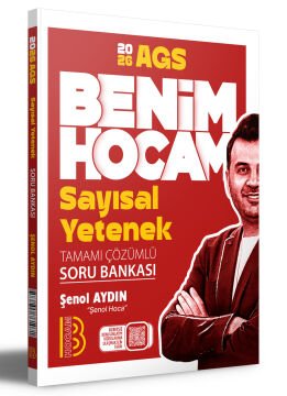 2026 MEB AGS Sayısal Yetenek Tamamı Çözümlü Soru Bankası Şenol Aydın Benim Hocam Yayınları