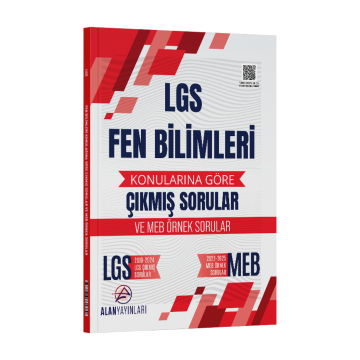 Alan Yayınları 8. Sınıf LGS Fen Bilimleri Konularına Göre Çıkmış Sorular