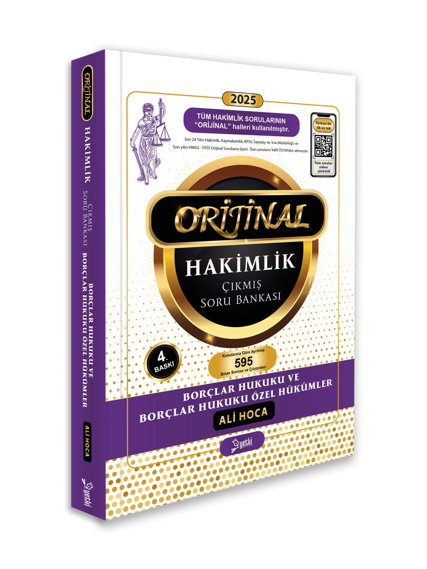 2025 Orijinal Borçlar Hukuku Hakimlik Çıkmış Soru Bankası  Yetki Yayınları