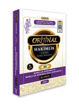 2025 Orijinal Borçlar Hukuku Hakimlik Çıkmış Soru Bankası  Yetki Yayınları
