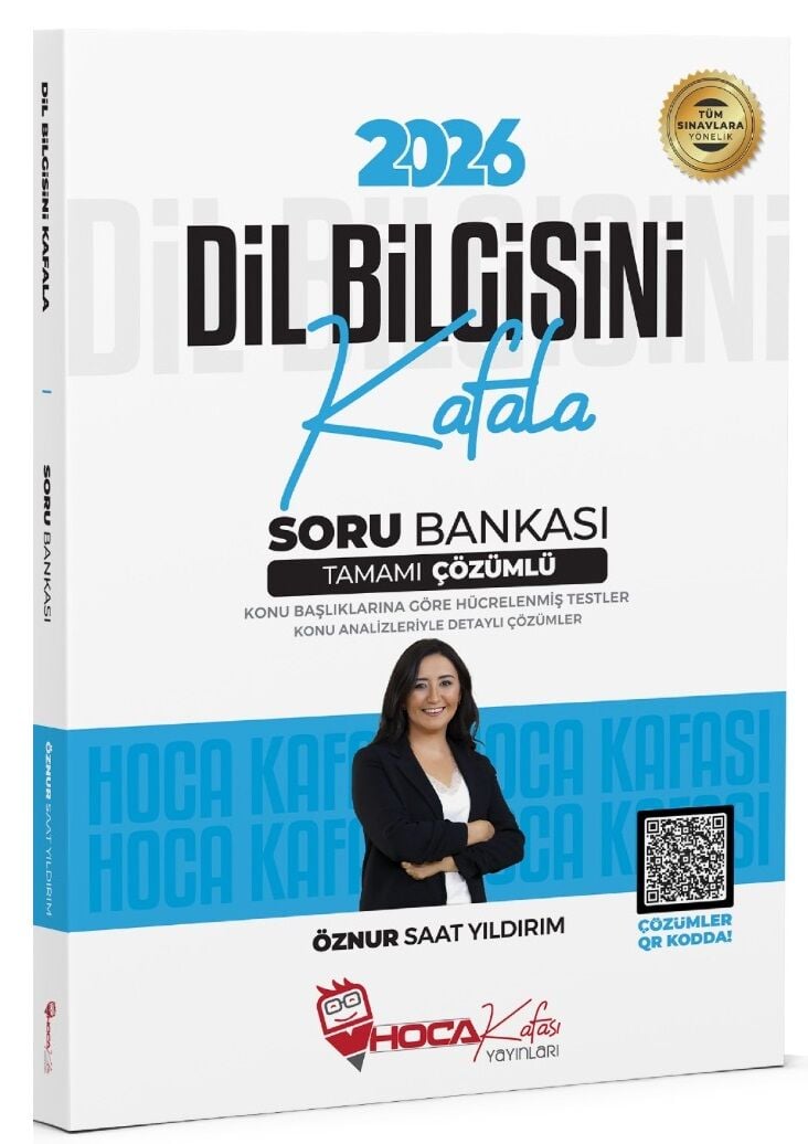 2026 KPSS TYT Dil Bilgisini Kafala Soru Bankası Çözümlü - Öznur Saat Yıldırım Hoca Kafası Yayınları