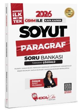 Hoca Kafası Yayınları 2026 KPSS TYT ALES DGS Soyut Paragraf Soru Bankası Çözümlü - Öznur Saat Yıldırım