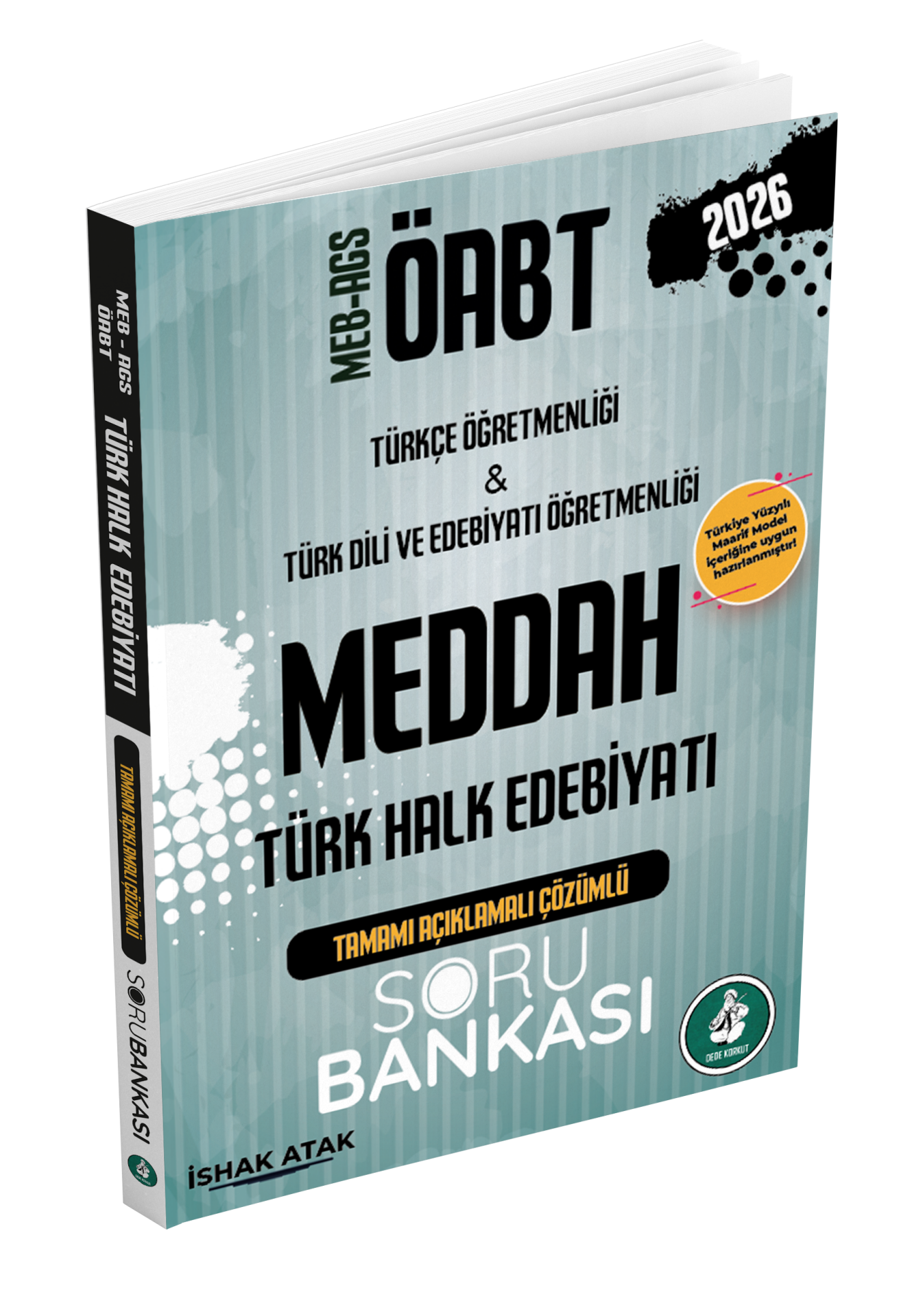 2026 Meb Ags ÖABT Meddah Türk Halk Edebiyatı Tamamı Çözümlü Soru Bankası İshak Atak Atak Yayınları