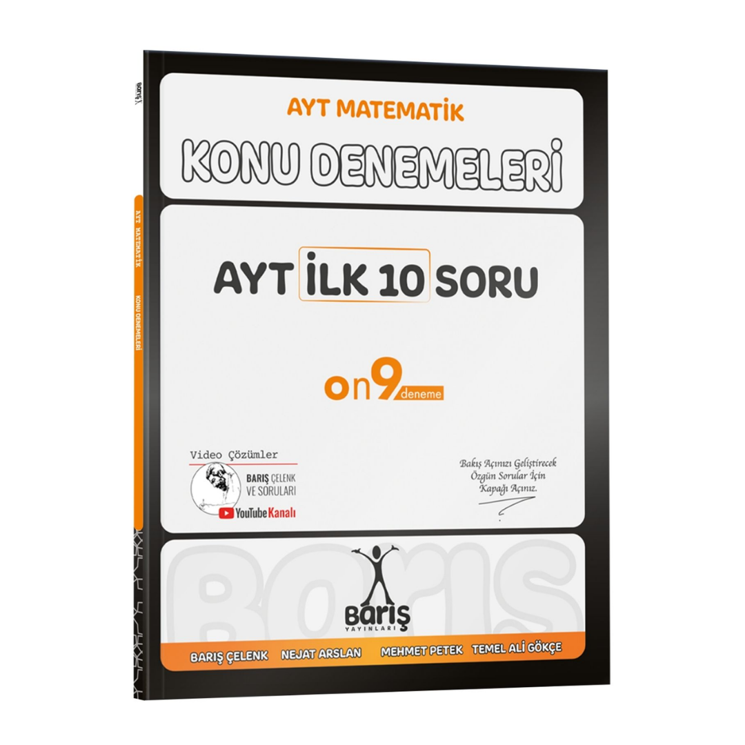 Barış Yayınları AYT İlk 10 Soru Konu Denemeleri