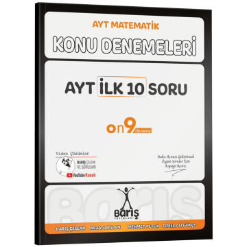 AYT İlk 10 Soru Konu Denemeleri Barış Yayınları