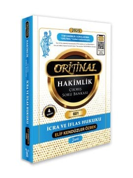 2025 Orijinal İcra İflas Hukuku Hakimlik Çıkmış Soru Bankası Yetki Yayınları
