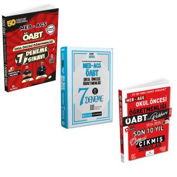 Dizgi Kitap Meb Ags Öabt Okul Öncesi Öğretmenliği 7 Deneme & Okul Öncesi Öğretmenliği 7 Deneme Pegem Yayınları & Okul Öncesi Öğretmenliği Son 10 Yıl Çıkmış Sorular Dizgi Yayınları Seti