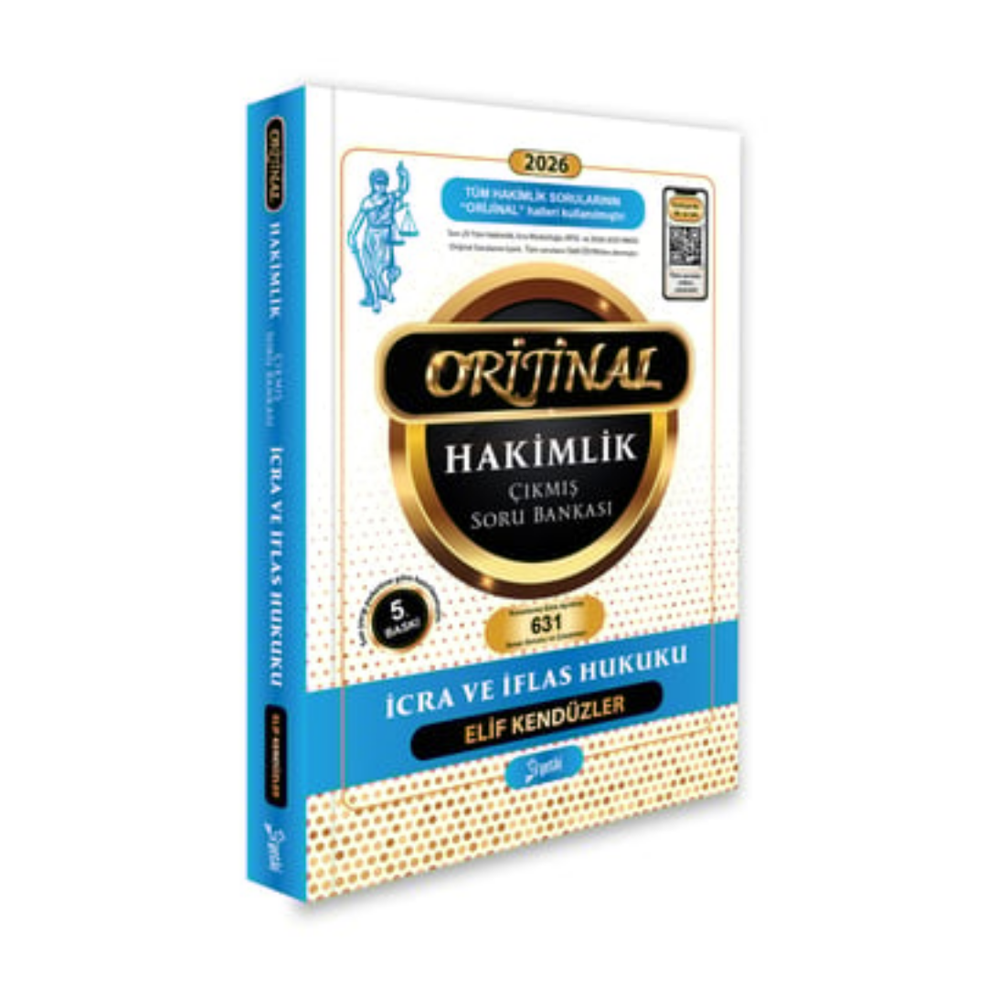 2026 Orijinal İcra İflas Hukuku Hakimlik Çıkmış Soru Bankası Yetki Yayınları