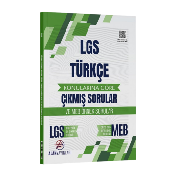 Alan Yayınları 8. Sınıf LGS Türkçe Konularına Göre Çıkmış Sorular