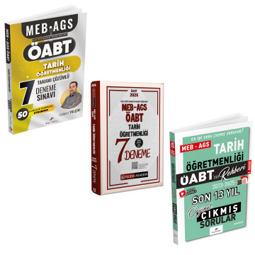 Dizgi Kitap Meb Ags Öabt Tarih Öğretmenliği 7 Deneme & Tarih Öğretmenliği 7 Deneme Pegem Yayınları & Tarih Öğretmenliği Son 13 Yıl Çıkmış Sorular Dizgi Yayınları Seti