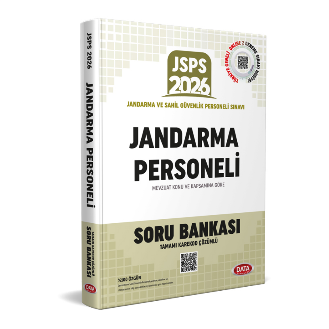 JSPS Jandarma Personeli Soru Bankası - Karekod Çözümlü Data Yayınları