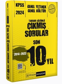 2024 KPSS Genel Yetenek Genel Kültür Tamamı Çözümlü Çıkmış Sorular Son 10 Yıl