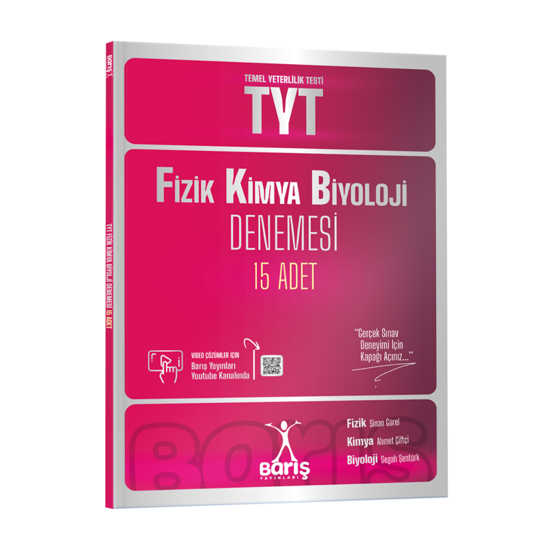 Barış Yayınları TYT Fizik Kimya Biyoloji FKB Denemesi 15 Adet