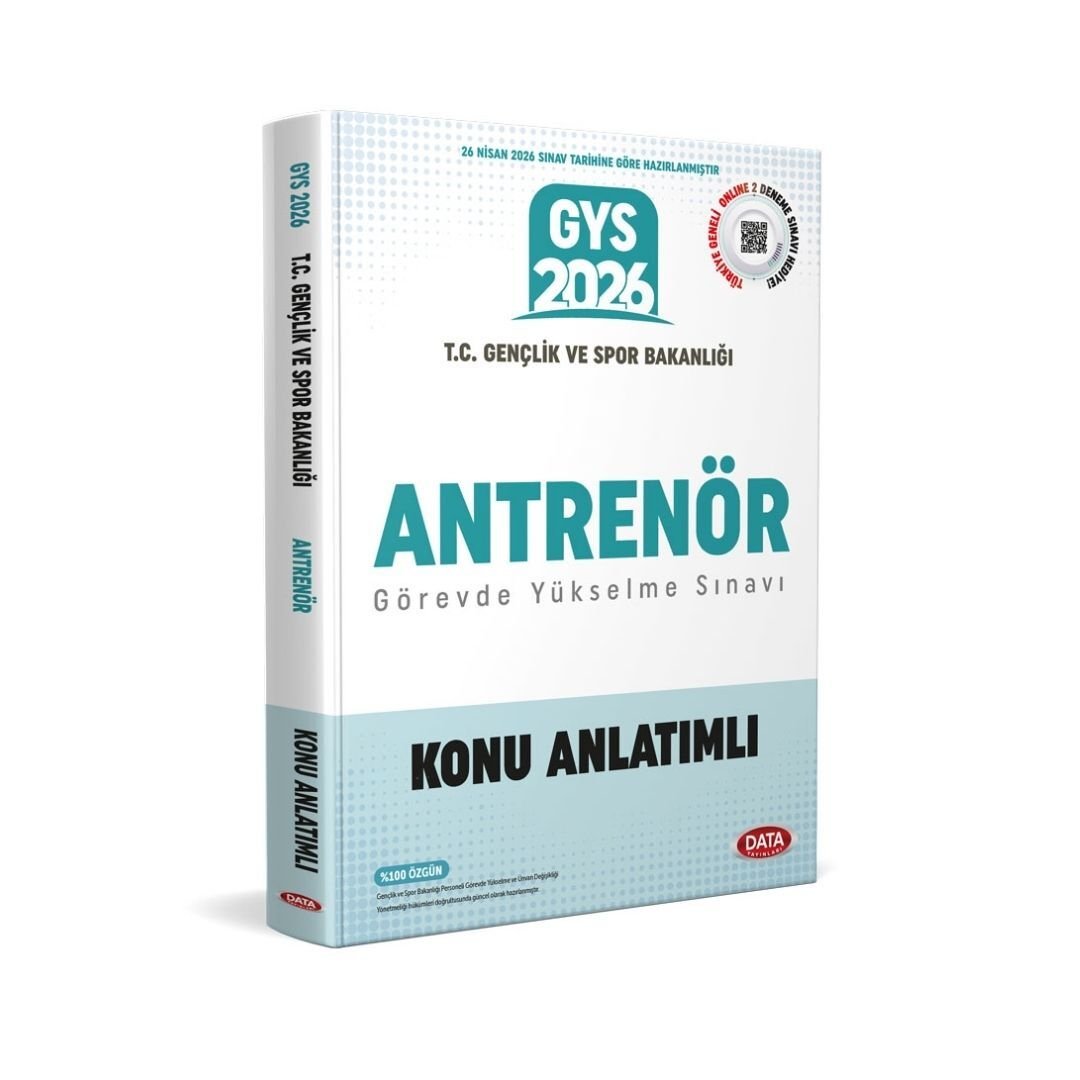 T.C. Gençlik ve Spor Bakanlığı Antrenör GYS Konu Anlatımlı Data Yayınları