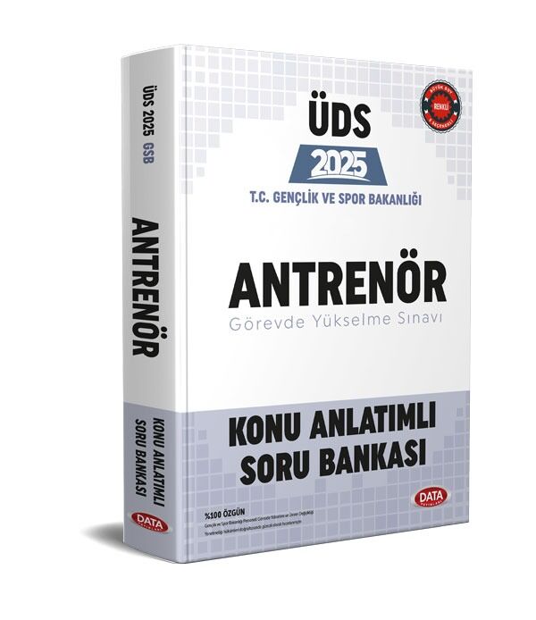 T.C. Gençlik ve Spor Bakanlığı Antrenör Ünvan Değişikliği Sınavı Konu Anlatımlı Soru Bankası Data Yayınları
