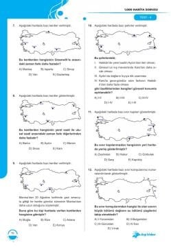 Dizgi Kitap 2026 KPSS MEB AGS Haritalarla Coğrafya Tamamı Video Çözümlü Soru Bankası Murat Çakır