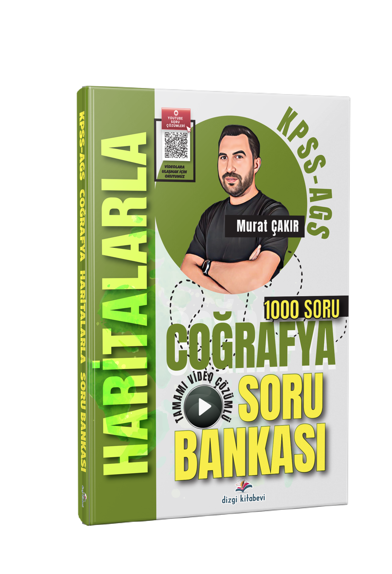 Dizgi Kitap 2026 Kpss Meb Ags Haritalarla Coğrafya Tamamı Video Çözümlü Soru Bankası Murat Çakır