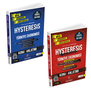 Dizgi Kitap 2025 Hysteresis Türkiye Ekonomisi Konu Anlatımı Güncellenmiş 5.Baskı Tufan Samet Özdurak﻿