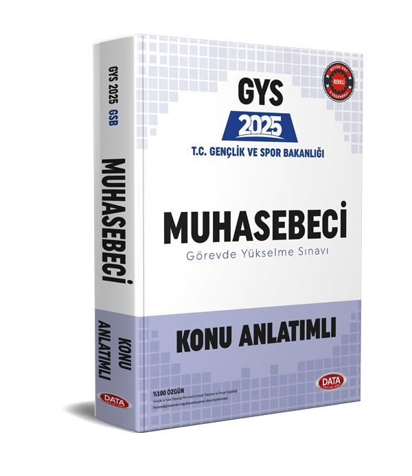 T.C. Gençlik ve Spor Bakanlığı Muhasebeci GYS Konu Anlatımlı Data Yayınları