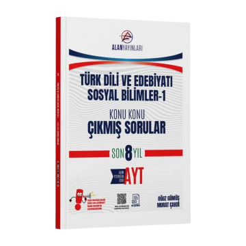 Alan Yayınları AYT Türk Dili ve Edebiyatı Sosyal Bilimler 1 Konu Konu Çıkmış Sorular Son 8 Yıl