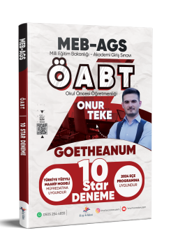 Dizgi Kitap 2026 MEB-AGS ÖABT Okul Öncesi Öğretmenliği Tamamı Video Çözümlü 10 Star Deneme - Onur Teke