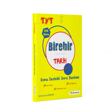 YKS TYT BİREBİR ETKİSİ KESİN TARİH Konu DESTEKLİ Soru Bankası