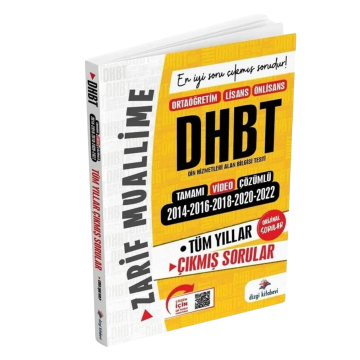 2024 Dizgi Kitap Dhbt Tüm Yıllar Orijinal Çıkmış Sorular ve Doruk Deneme Seti