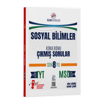 Alan Yayınları TYT MSÜ Sosyal Bilimler Konu Konu Çıkmış Sorular Son 8 Yıl